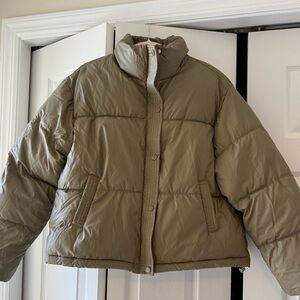 Express Cropped Puffer Jacket